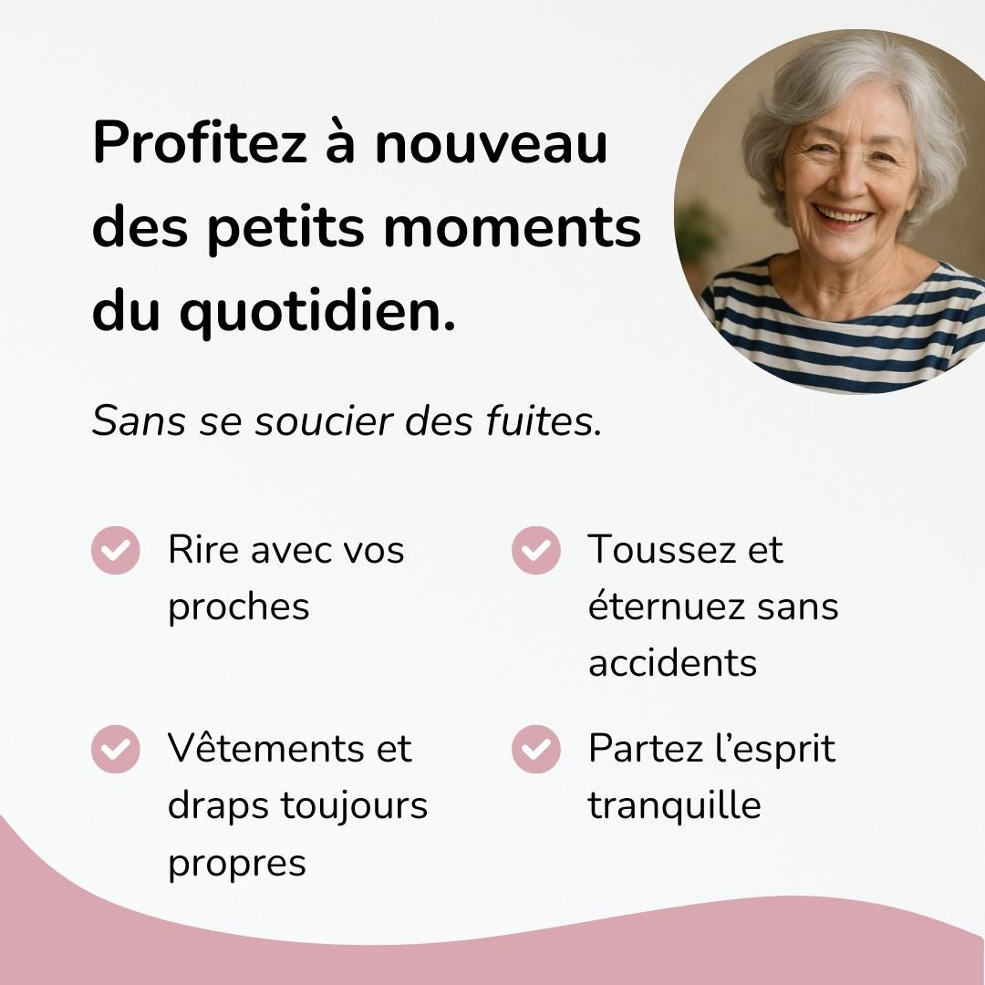 (PACK DE 6) Olivia | Culotte confortable et discrète, anti-fuite