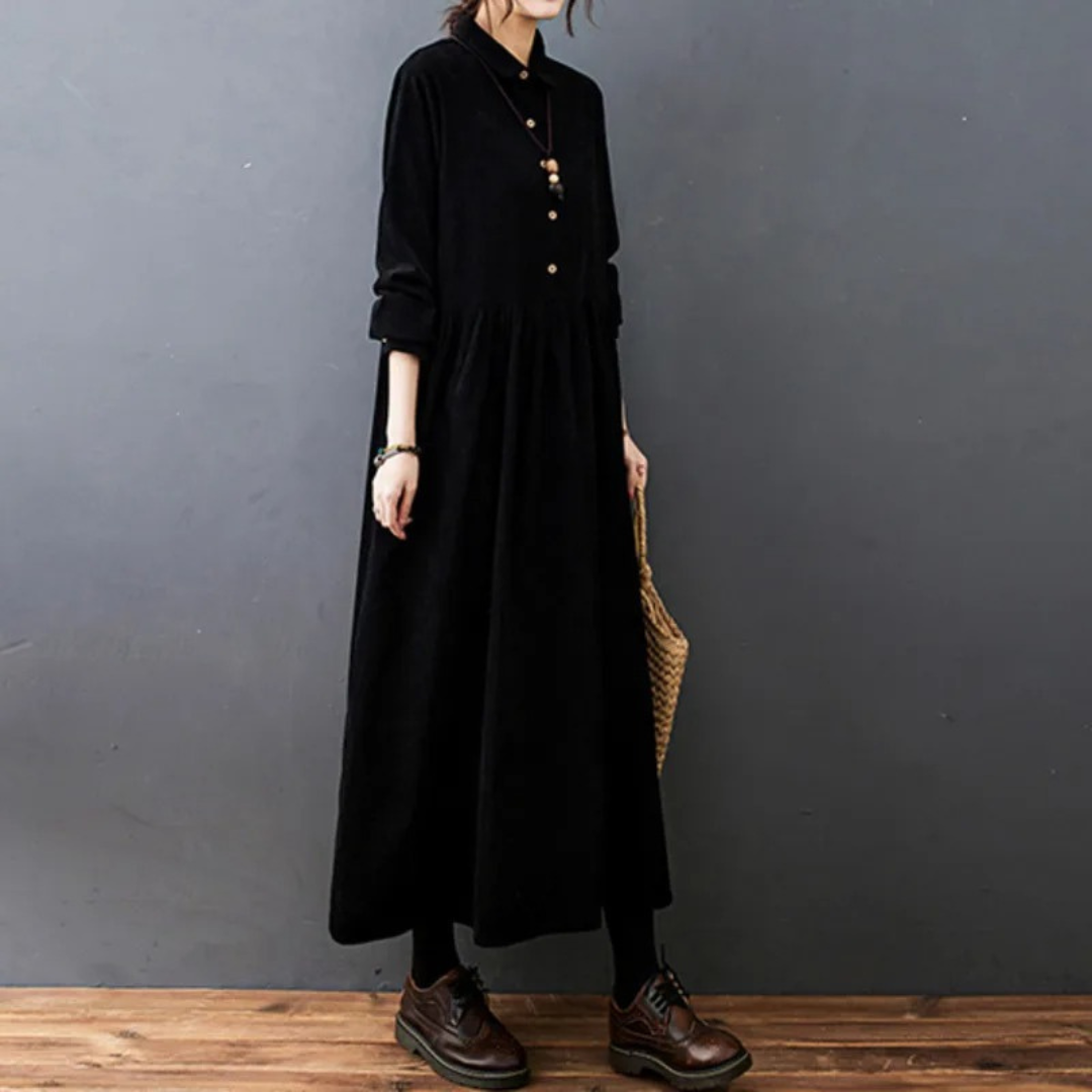 Estelle | Robe Élégante avec Col