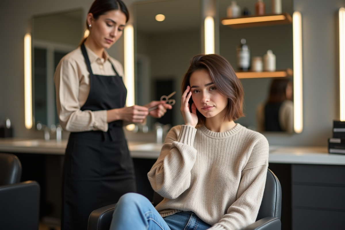 Exprimer son mécontentement au coiffeur : comment dire que la coupe de cheveux ne plaît pas