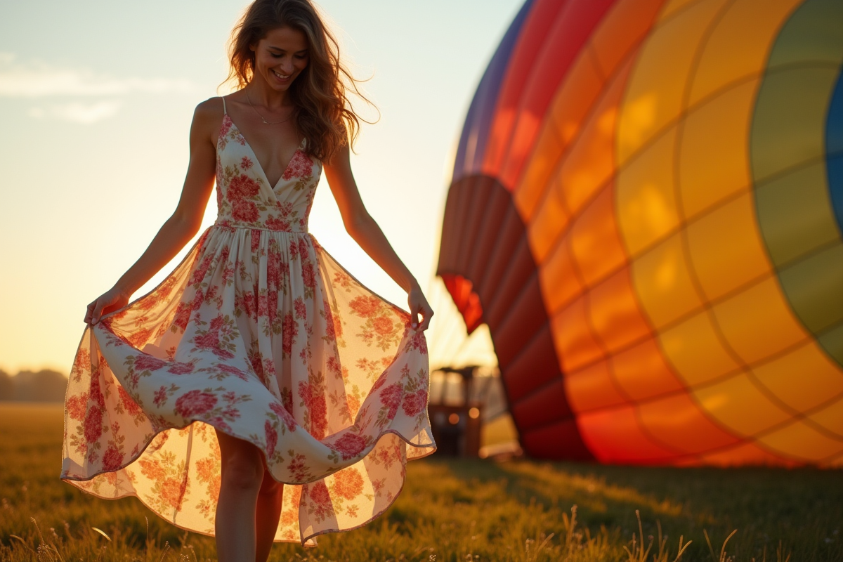 Porter une robe en montgolfière : conseils et astuces pratiques