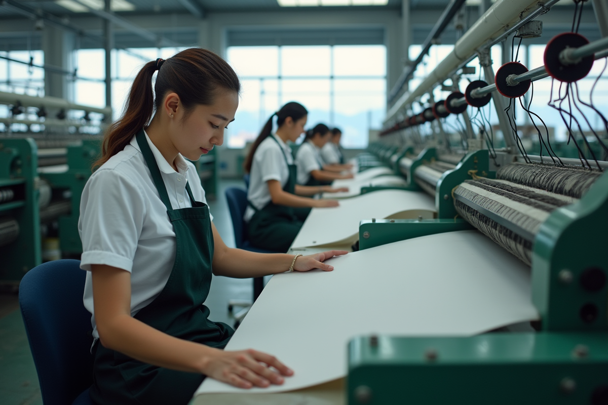 La plus grande industrie textile mondiale et ses caractéristiques dominantes